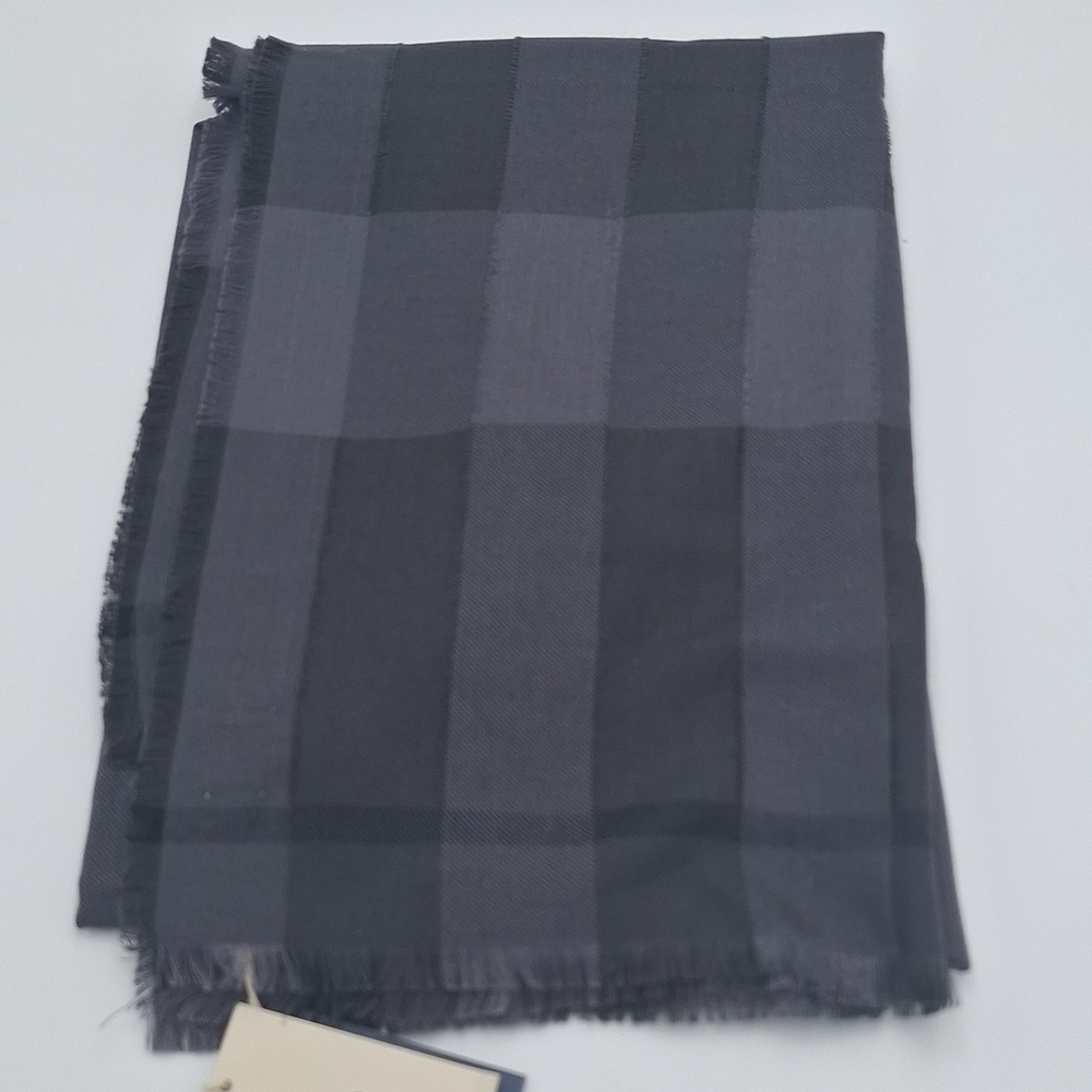 Universal Thread Charcoal Plaid Scarf Wrap